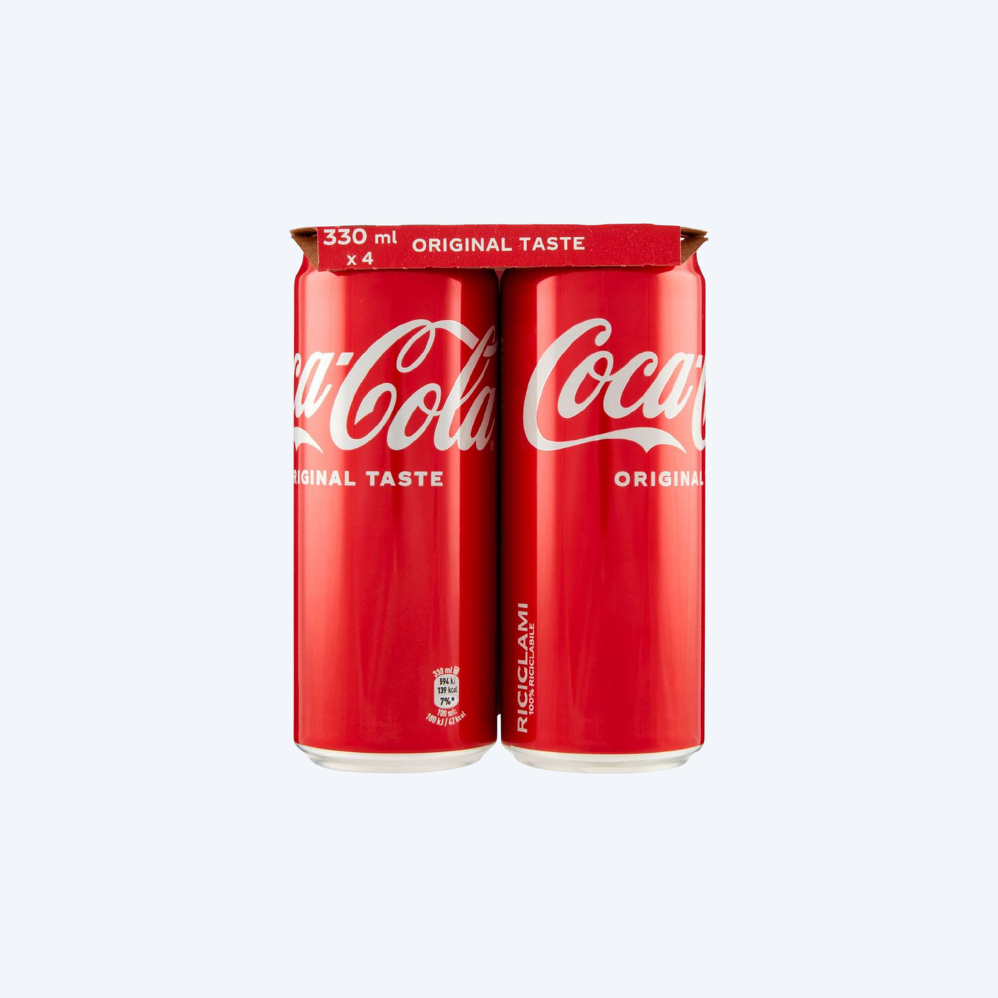Coca Cola lattina 4x0,33l